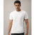 Code Yellow Men Solid Round Neck Cotton White T-Shirt