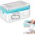 Portable Laundry Soap Roller Box Plastic Soap Dispenser Case with Lid and Rolling Scrubber for Easy Cloth Washing, Compa