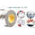 (Pack of 1) Leak-Proof Aluminum Tape for HVAC Systems  10 cm Butyl Tape, Silver