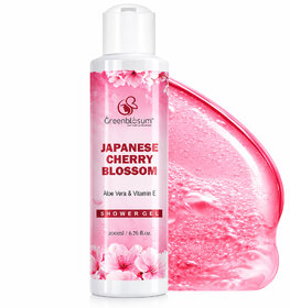 Japanese Cherry Blossom Body Wash 200ml  Moisturizing Shower Gel for Women  Men  100 Vegan Paraben Free  Aloe Vera