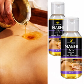 Nabhi - Belly Button Oil for Joint Pain Relief (30ml)  Nabhi oil ayurvedic  Nabhi oil for weight loss  Contains Casto
