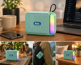 B15 Portable Bluetooth Speaker with RGB Lights | 5W Powerful Sound | Bluetooth 5.0 | Up to 6 Hours Playtime | Compact Wireless Speaker for Home, Travel & Party