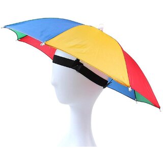 Ahina Foldable Sun & Rain Umbrella Hat  Lightweight Hands-Free Outdoor Gear