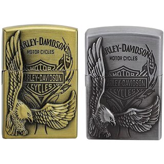 ANK Hub moter-Gold  moter silver pocket lighter (pack of 1, colour as per availability)