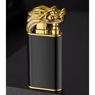 ANK Hub Premium Unique Design Dual Flame Lighter (Pack Of 1, Multicolour)