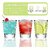 ELVEN Round Shot Glass for Vodka Shot  Tequila Shot  Liquor Shot  Made of Glass  40ml  Set of 6