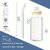 ELVEN Round Borosilicate Glass Can Tumbler Jar for Water, Juice, Coffee  Coffee Juice Beer Glass 540ml Pack of 1 Pc