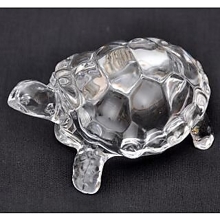 Feng Shui Wish Crystal Glass Tortoise from KZ