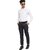 Baleshwar Mens White Formals Shirts