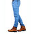 Kaasan Men's Stretchable Regular Fit Beige Jeans