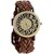 Womens watches ladies watches girls watches hallow brown dial watch