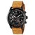 Curren Round Dial Brown Leather Strap Quartz Watch for Men