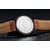 Curren Round Dial Brown Leather Strap Quartz Watch for Men