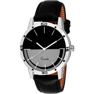HRV Silver Cash Black Dail Boy And Men Watch