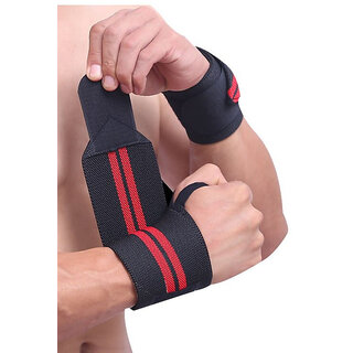 Eastern Club Power Cotton Gym Support with Thumb Support Grip 1 Pair
