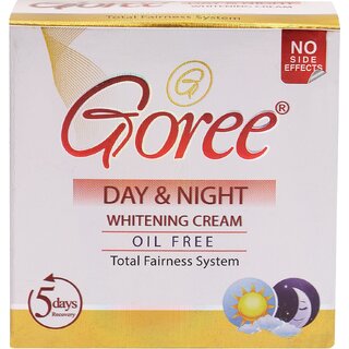 Goree Day And Night Cream Whitening Oil Free 29g (Pack Of 1)
