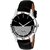 HRV Silver Cash Black Dail Boy And Men Watch