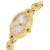 HRV Gold crystal studded chronograph bracelet strap beautiful women Watch