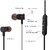 Orenics Black Wireless Bluetooth In the Ear Earbud Sports Magnetic Earphone with Mic for All Smartphone