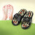Acupressure  Magnetic Blood Circulation Relief -Spring Relaxer Natural Leg Foot Massager Slippers Massager (Multicolor)
