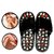 Spring Acupressure and Magnetic Therapy Yoga Accu Paduka Slippers for Full Body Blood Circulation Natural Leg Foot M