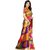 Sharda Creation Printed, Geometric Print Kanjivaram Poly Silk, Cotton Silk Saree  (Multicolor, Purple, Yellow)