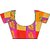 Sharda Creation Printed, Geometric Print Kanjivaram Poly Silk, Cotton Silk Saree  (Multicolor, Purple, Yellow)