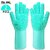 Eastern Club Reusable Rubber Silicon Household Safety Wash Scrubber Heat Re