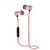 Magnetic Sports Bluetooth Stereo Wireless In-Ear Earphone - Red super bass