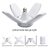 Easygokart 17 W Cool Daylight Fan B22 Led Bulb