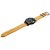 Curren Mens Black Analog Quartz Watch with Round Dial & Brown Leather Strap