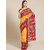 Meia Yellow And Red Bandhani Print Saree