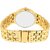 HRV Geneva Womens Wrist Watch | Stainless Steel Gold, Luxury Casual Ladies Watch