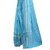 SVB Blue Striped Print Polycotton  Without Blouse Saree
