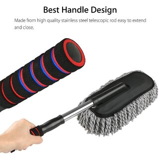 Eastern Club Microfiber Car Duster/Cleaning Cloths Brush Dusting Tool