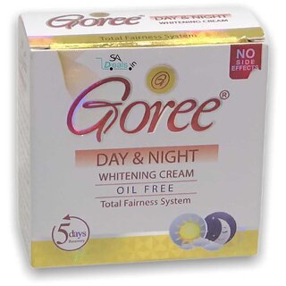 GOREE CREAM DAY  NIGHT WHITENING CREAM OIL FREE  30g