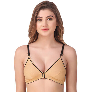 Empisto Branded Skin color Cotton Fabric Line Bra