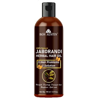 Bon Austin 100% Natural Jaborandi Herbal Growth Hair Oil - For Strong and Healthy Hair (100 ml)