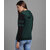 Vivient Women Color Block (Sea Green, Black) Hooded Sweatshirt