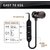 Innotek Wireless Magnet Bluetooth Earphone with Mic, Sports Wireless Bluetooth Headphone with Microphone