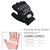 Probiker Leather Riding Half Finger Motorcycle Gloves Black, XL