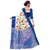 SVB Saree Blue Flower Printed Saree