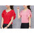 Vivient Women Red And Pink Moti Top Combo