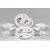 Arni Plastic Exclusive and Microwave Safe, Platic Printed Round Dinner Set of 38 Pieces