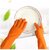 Eastern Club Rubber Hand Gloves Reusable Set Of 1 Pairs For Washing, Cleaning Kitchen Garden(Color May Vary)