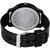 HRV Men's Round Blue Dial Black Strap Analog Watch