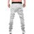 Odoky Men Grey Cotton Blend Track Pant