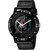 HRV Men's Round Dial Black Strap Analog Watch