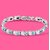 Silver Blue Stone Bracelet For Women
