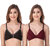 Empisto Branded Black,Brown color Cotton Fabric Line Bra